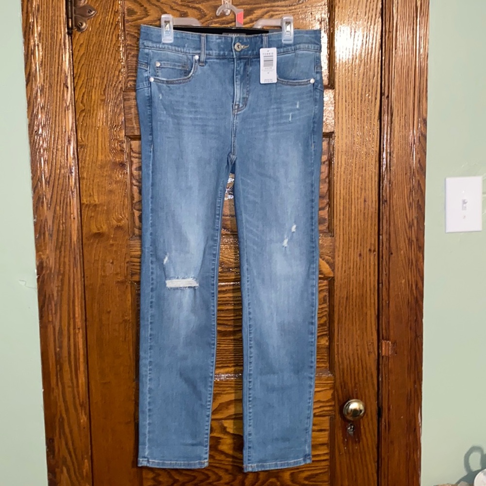 Torrid size 10R bombshell straight jeans NWT